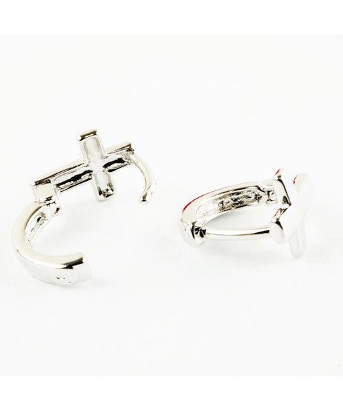 no brand（ノーブランド）の「両耳用（2個セット） クロスモチーフ