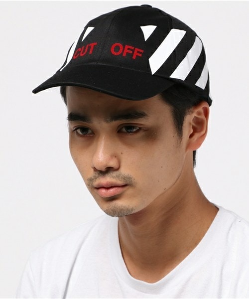 off white（オフホワイト）の「OFF WHITE 『CUT OFF』キャップ