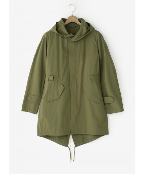 PLST（プラステ）の「Men ナイロンストレッチモッズコート（アウター