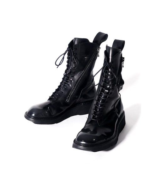 JULIUS（ユリウス）の「W SIDE ZIP MILITARY BOOTS（ブーツ）」 - WEAR