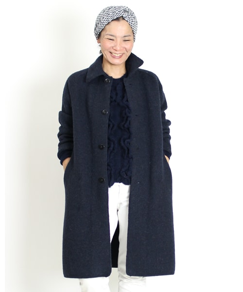 45R（フォーティファイブアール）の「フロートアルパカ縮絨ステン