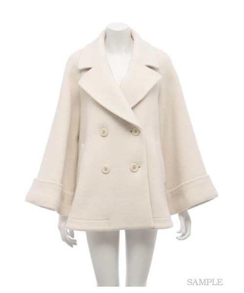 SNIDEL（スナイデル）の「ファー付きポンチョコート（ポンチョ）」 - WEAR