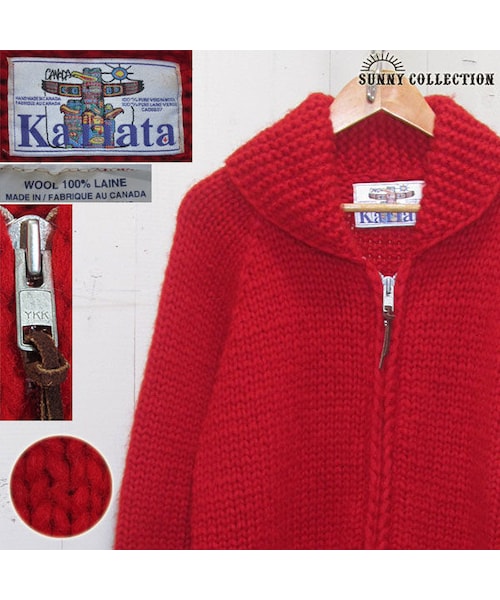 KANATA（カナタ）の「カナダ製 KANATA ウールニット カウチンセーター