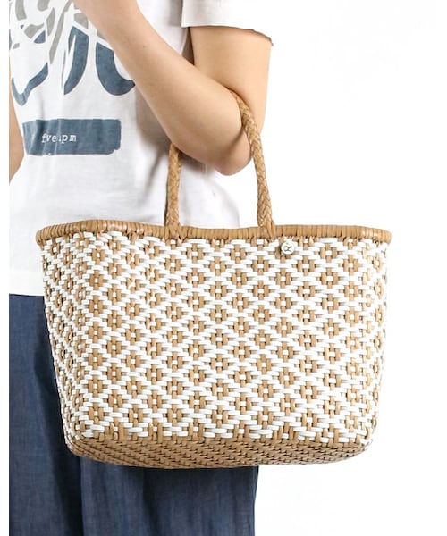 45R（フォーティファイブアール）の「花編みレザーかごバッグ（）」 - WEAR