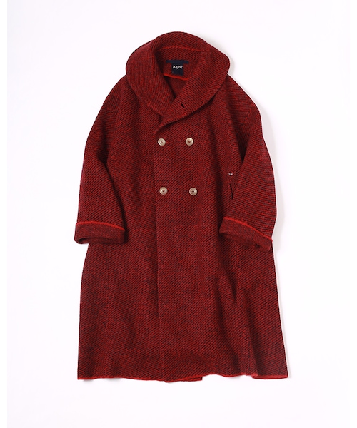 45R（フォーティファイブアール）の「ツイルKNIT PEA COAT（）」 - WEAR