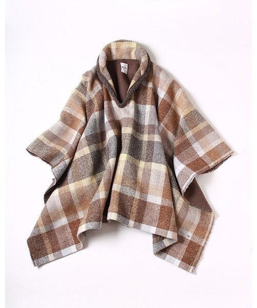 45R（フォーティファイブアール）の「HAPPY 14 ツイードPONCHO