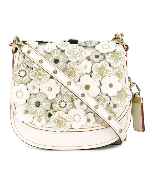 COACH（コーチ）の「Coach - フラワーアップリケ 斜めがけバッグ