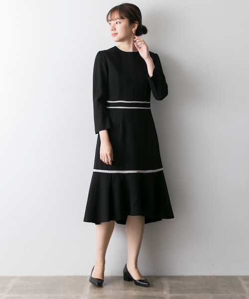 CELFORD（セルフォード）の「CELFORD レース切替ワンピース（）」 - WEAR