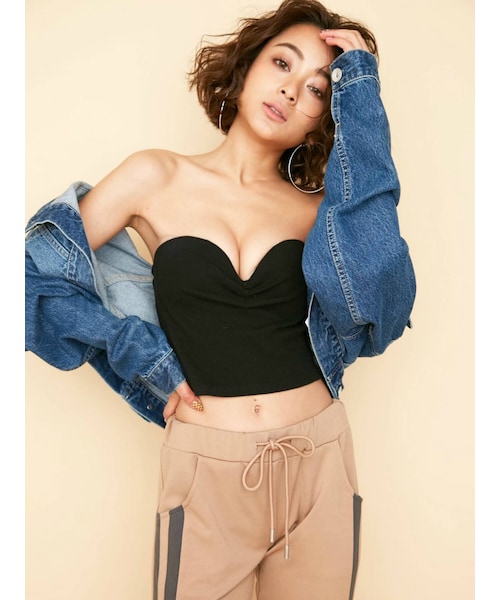 GYDA（ジェイダ）の「リブベアビスチェ（その他トップス）」 - WEAR