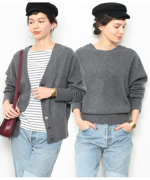 ADAM ET ROPE'（アダムエロペ）の「ヤク2WAYカーディガン（）」 - WEAR