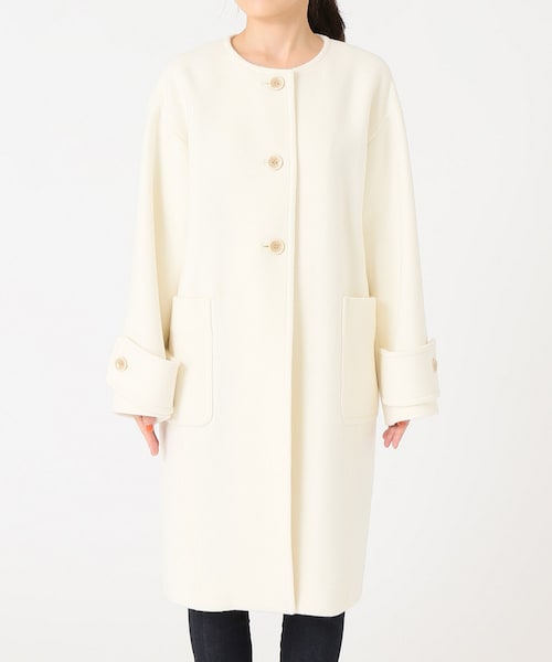 Spick & Span（スピックアンドスパン）の「ビーバークルーネックコート