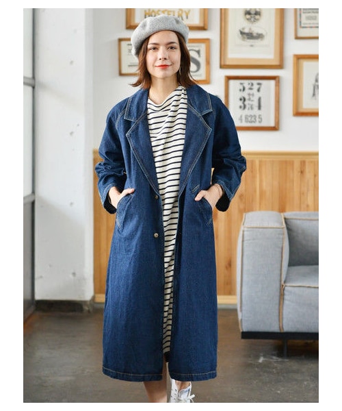 SEVENDAYS=SUNDAY（セブンデイズサンデイ）の「・デニムロングコート