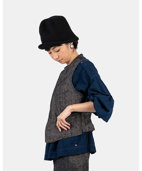 45R（フォーティファイブアール）の「コットンツイードの908ベスト