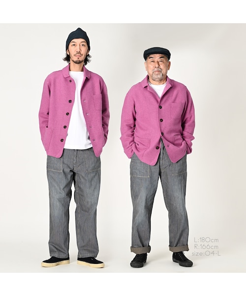 45R（フォーティファイブアール）の「フロート縮絨の908ジャケット