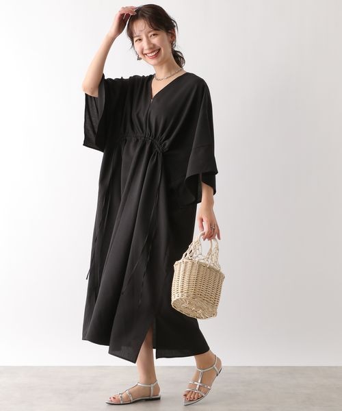 LEPSIM（レプシィム）の「Vネックシャーリングワンピース（）」 - WEAR