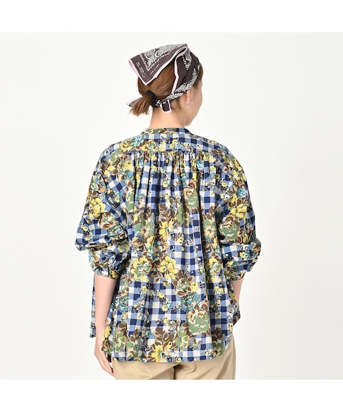 45R（フォーティファイブアール）の「インドカディフラワーギンガム