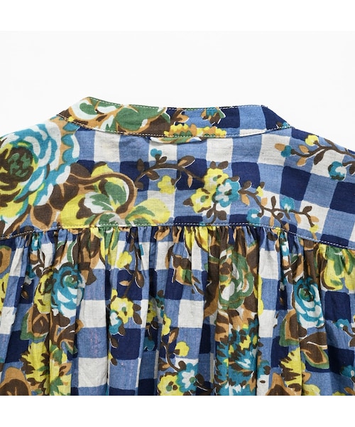 45R（フォーティファイブアール）の「インドカディフラワーギンガム