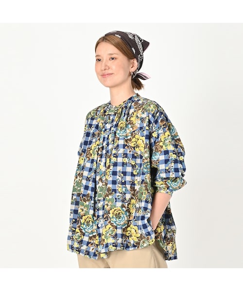 45R（フォーティファイブアール）の「インドカディフラワーギンガム