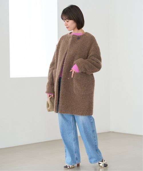 IENA（イエナ）の「《予約》ループツイードコクーンコート（）」 - WEAR