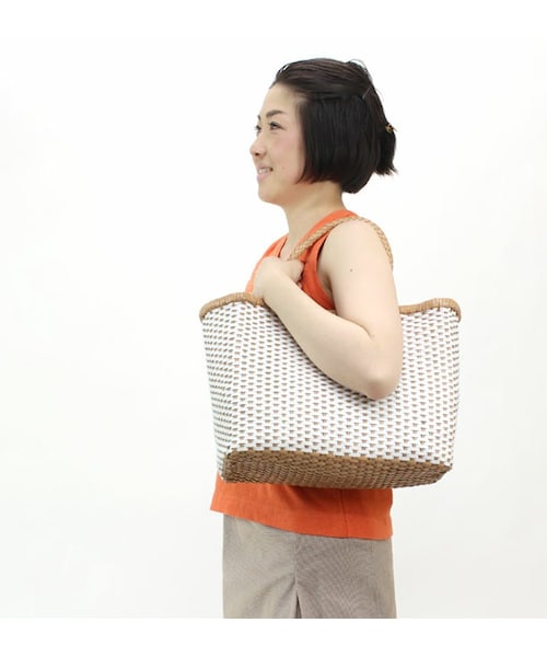 45R（フォーティファイブアール）の「レザーかご編みバッグ（）」 - WEAR