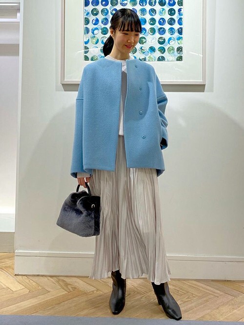 TOMORROWLAND （トゥモローランド）の「リップルメルトン ノーカラー