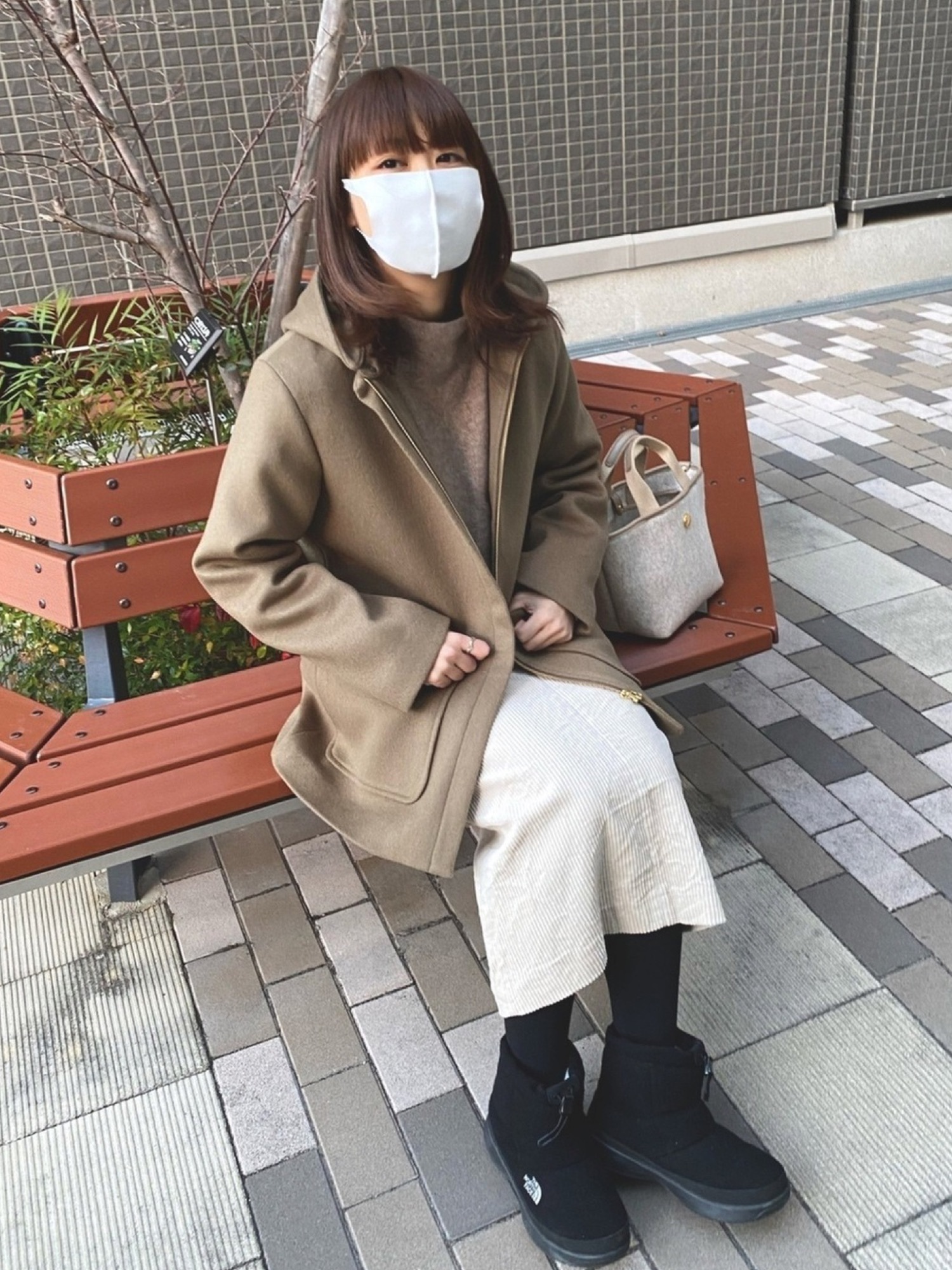 IENA（イエナ）の「二重織りシャルムハーフコート◇（その他アウター