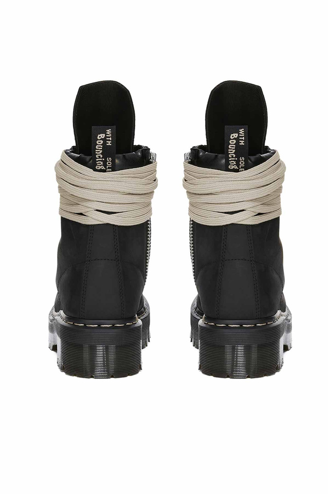 DR. MARTENS X RICK OWENS Quad Sole Steel Toe Boots - Wrong Weather