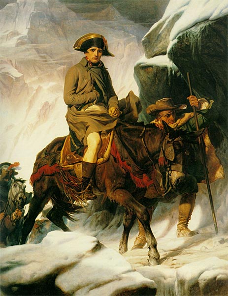 Napoleon Crossing the Alps • Paul Delaroche • Canvas Print