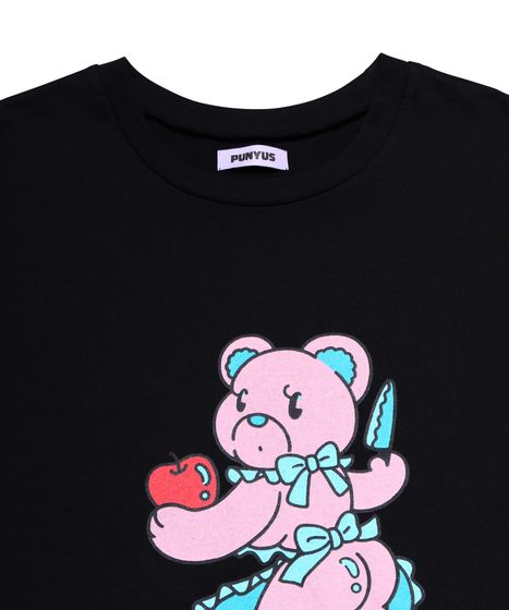 ベアプリントビッグTシャツ[商品：PN24SS-064] - PUNYUS Online Store