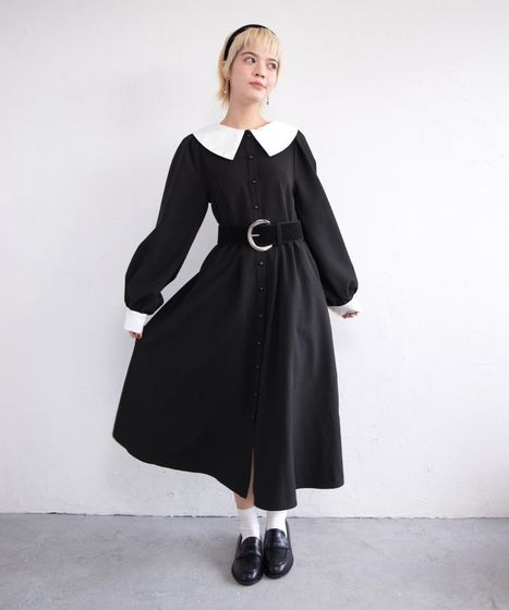 長袖パフスリーブワンピース[商品：PN25AW-017] - PUNYUS Online Store