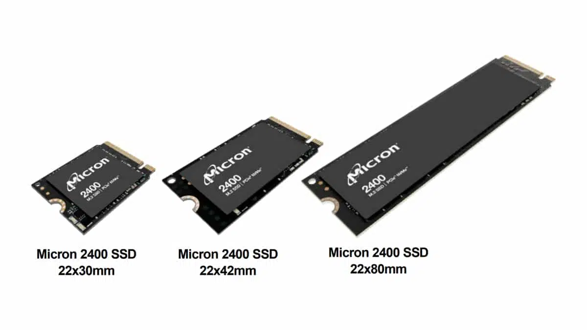 Micron Develops World's First 2 TB M.2 2230 NVMe SSD
