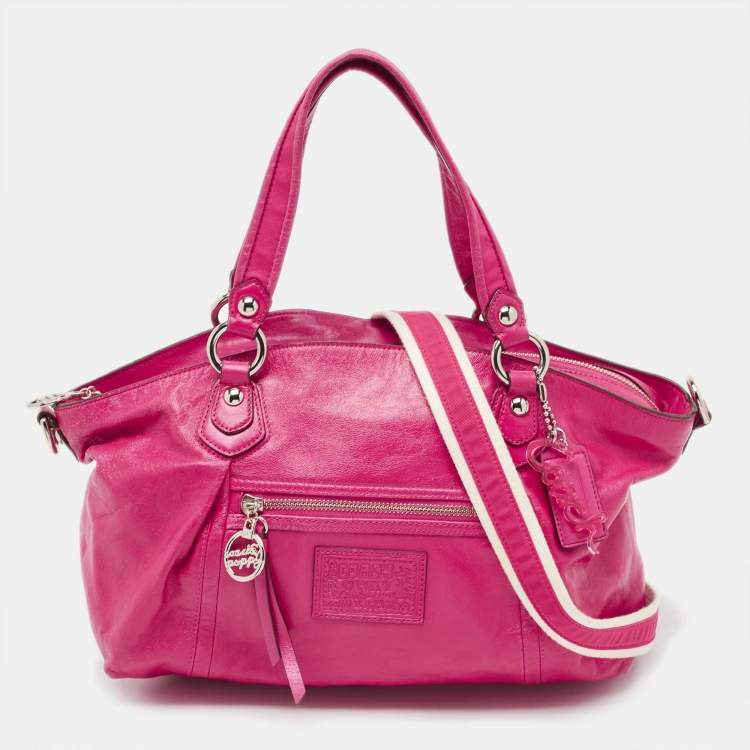 Coach Pink Leather Poppy Shoulder Bag Coach | TLC