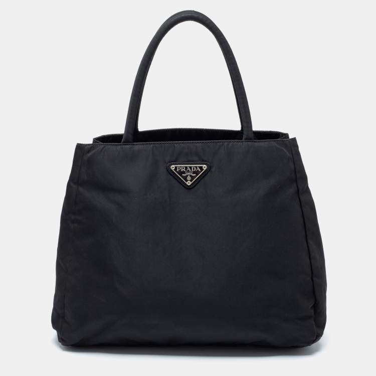 Prada Black Nylon Tessuto City Tote Prada | TLC US