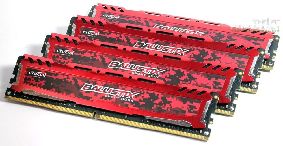 Crucial Ballistix Sport LT Red DDR4-2400 Memory Review