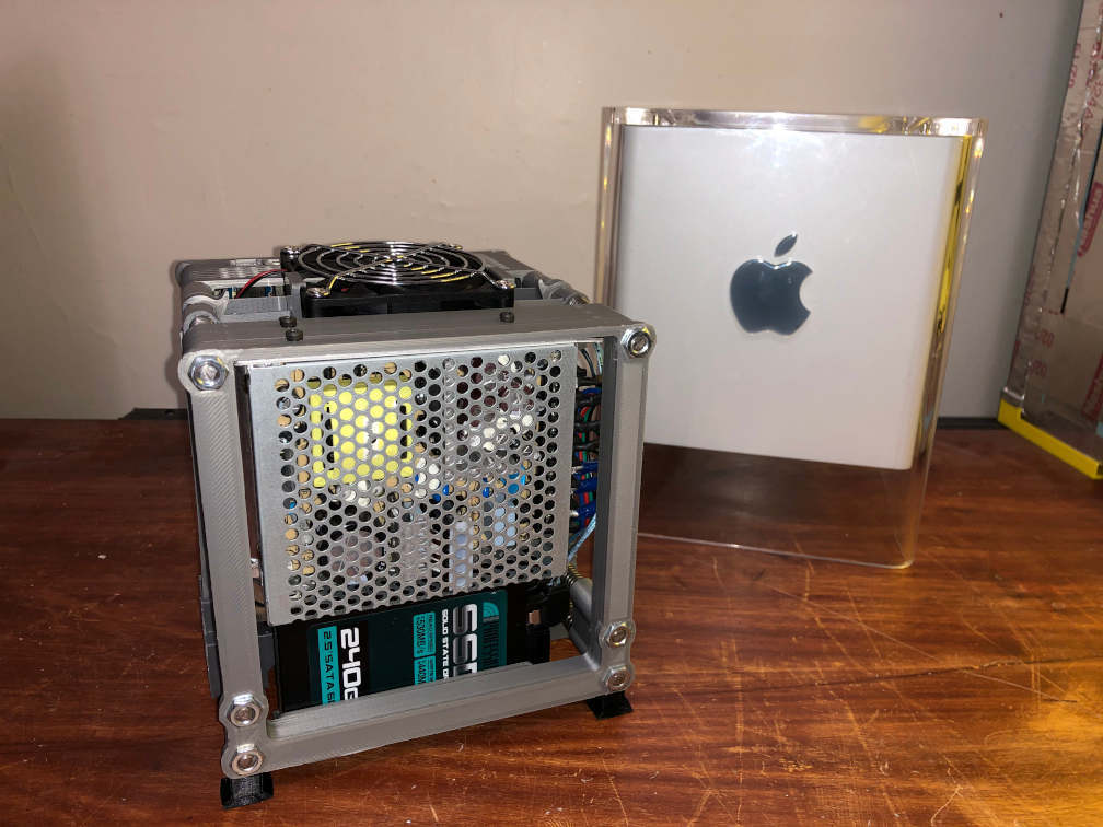 Thingiverse - Power Mac G4 Cube retrofit kit v2 by thatdamnrainbow