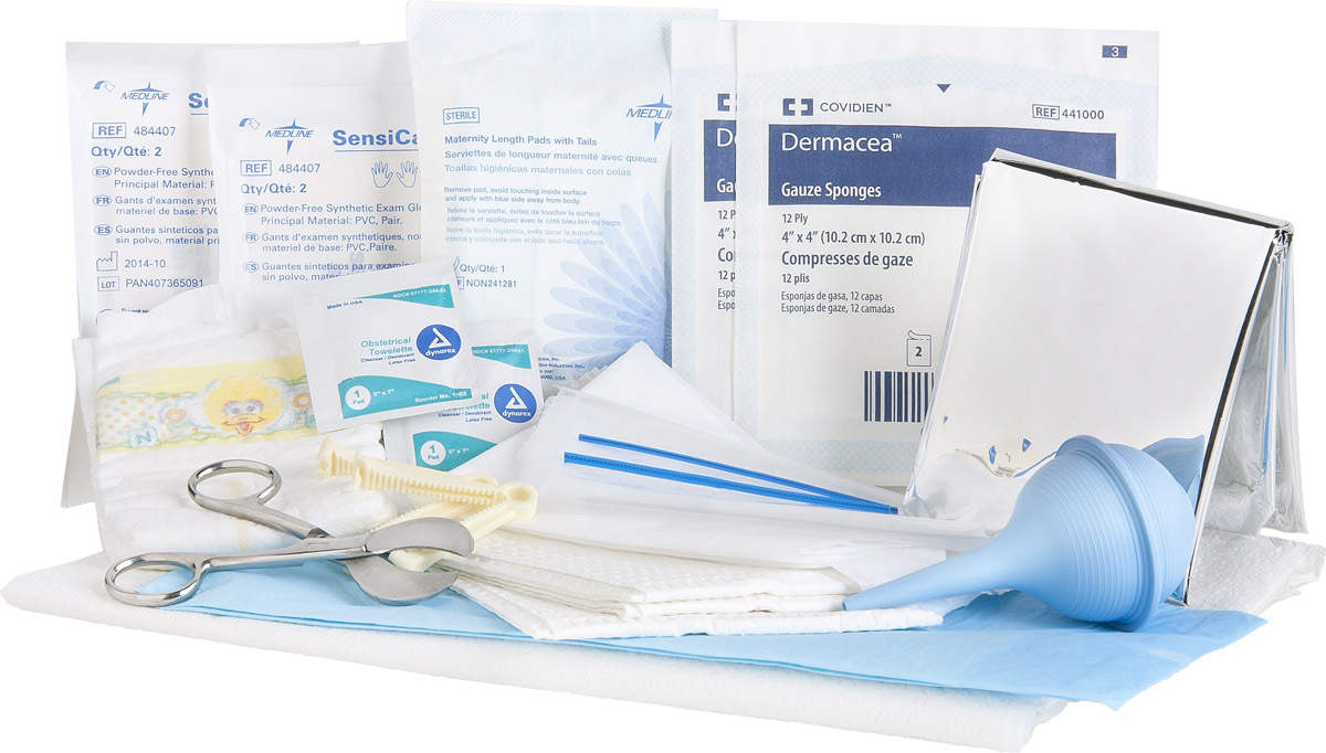 Curaplex® OB Kit, Poly Bagged with Umbilical Scissors | Tri-anim