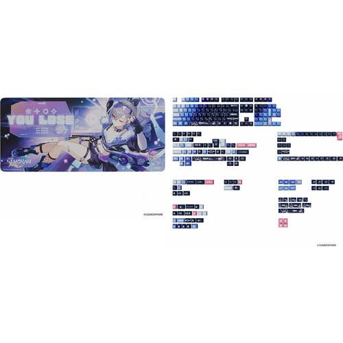 HYTE Silver Wolf Keycap Set + Mouse Pad 崩壊：スターレイル「銀狼