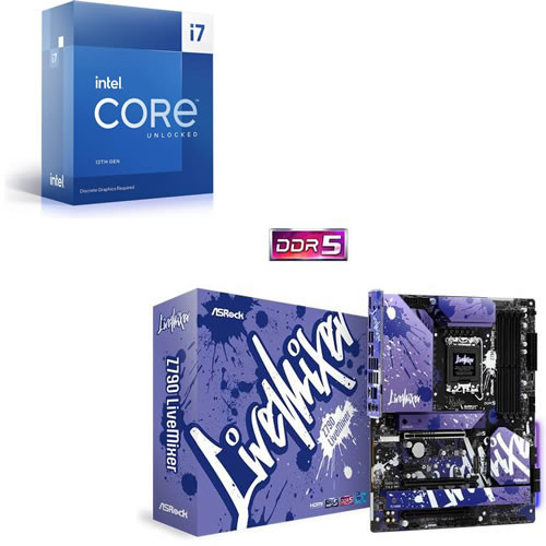 セット商品（intel + ASRock） ☆Core i7-13700KF + ASRock Z790