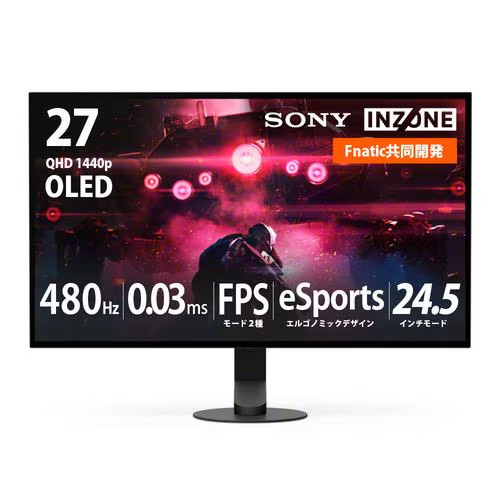 SONY ソニー INZONE M10S [SDM-27Q10S] 27インチ WQHD(QHD) 2560x1440