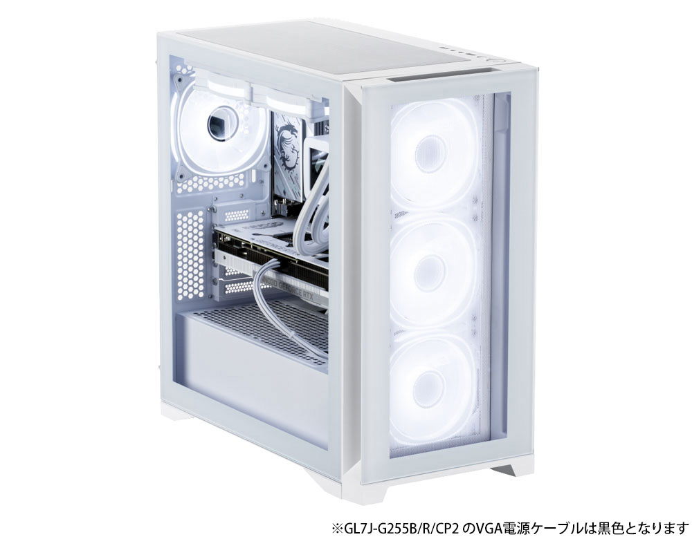 eX.computer イーエックスコンピュータ ゲーミングPC G-GEAR White