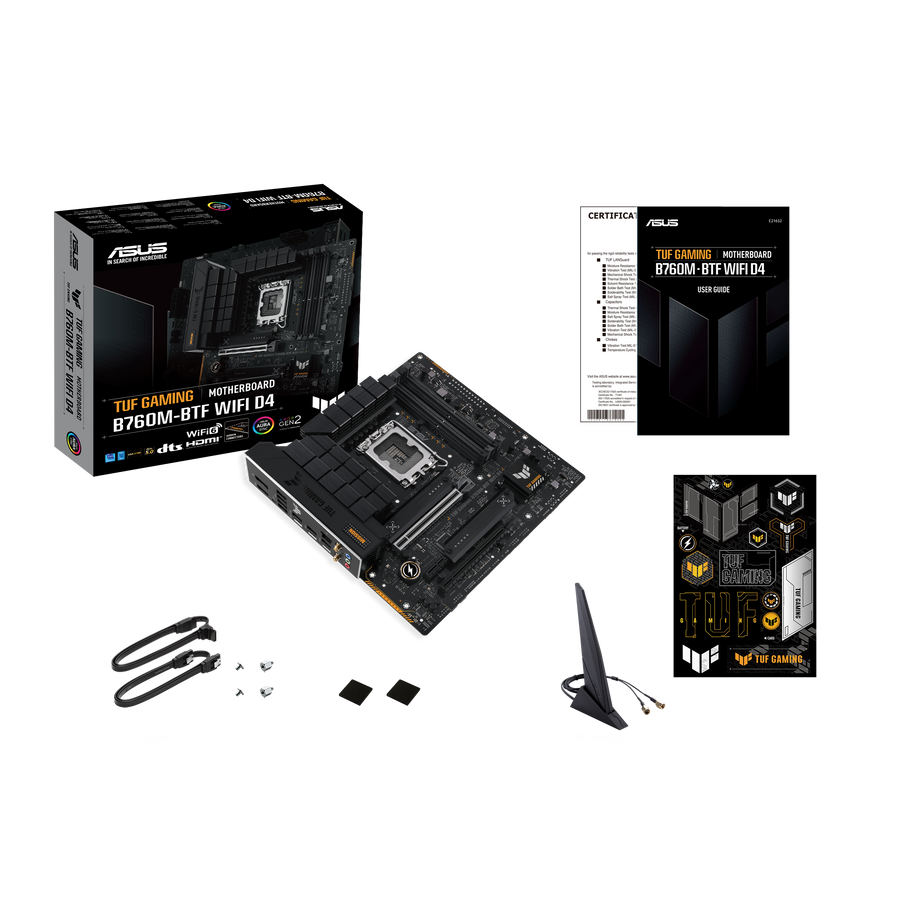 ASUS エイスース TUF GAMING B760M-BTF WIFI D4 【PCIe 5.0対応