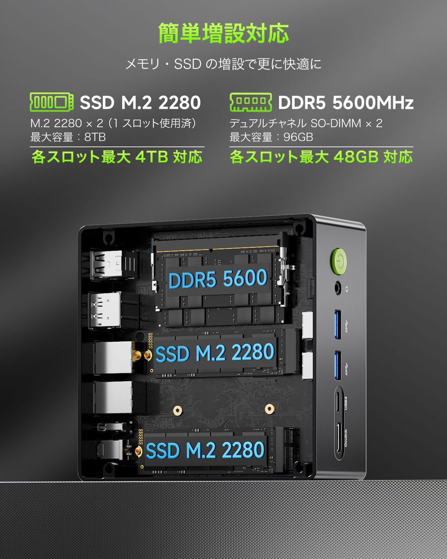 GMKtec NucBox K11 [Ryzen 9 8945HS /RAM:32GB /SSD:1TB /Windows 11