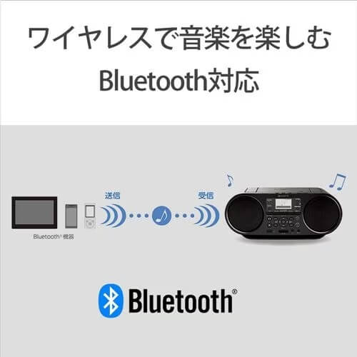 SONY ソニー ZS-RS81BT Bluetooth・ワイドFM対応 CDラジオ｜ツクモ公式