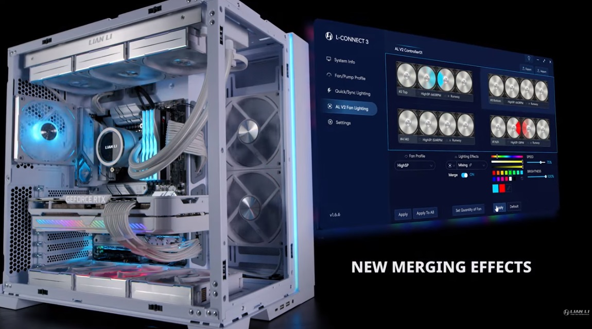 Lian Li リアンリー UNI FAN AL120 V2 WT 3Pack AL120-3W V2｜ツクモ