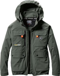 春夏用]バートル AC2031 エアークラフト ハイバックファン長袖ブルゾン