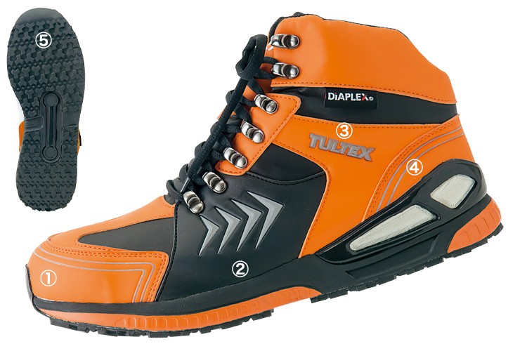 セーフティシューズ(ミドルカット)[男女兼用](61-56380) | アイトス