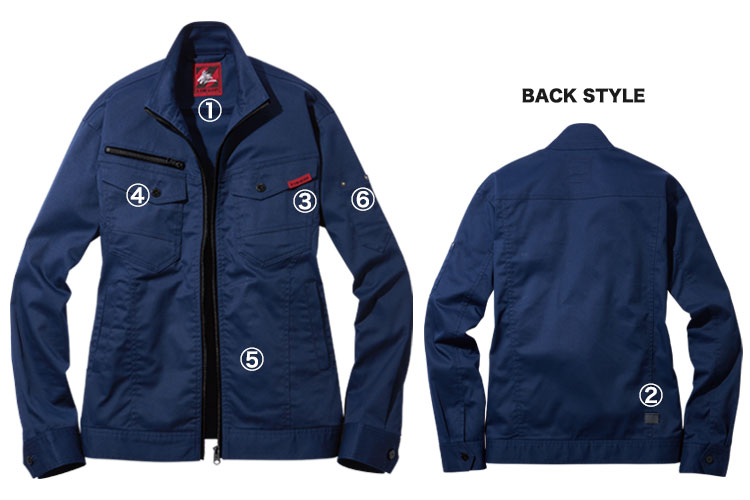 春夏用]Z-DRAGON ストレッチ長袖ジャンパー[男女兼用](01-76600