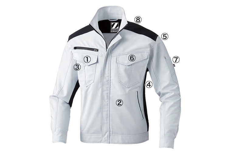 秋冬用]Z-DRAGON長袖ジャンパー[男女兼用](01-72200) | 株式会社自重堂