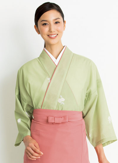 春夏用]二部式着物セット/絽の作務衣スタイル[女性用](33-SODL1859SET2