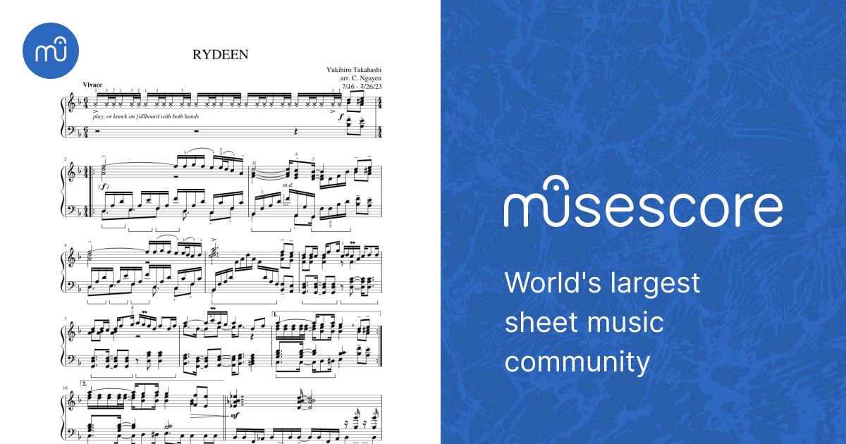 Rydeen – Yellow Magic Orchestra (Piano Transcription) Sheet Music